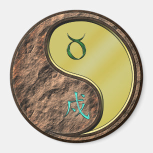 Taurus & Metallhund Magnet