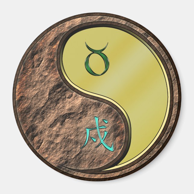 Taurus & Metallhund Magnet (Framsidan)