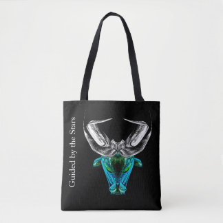 Taurus – Minimalistisk Zodiakshandväskor Tygkasse