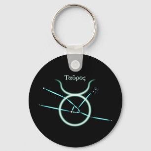 Taurus-nyckelkedja för zodiac Constellation Nyckelring