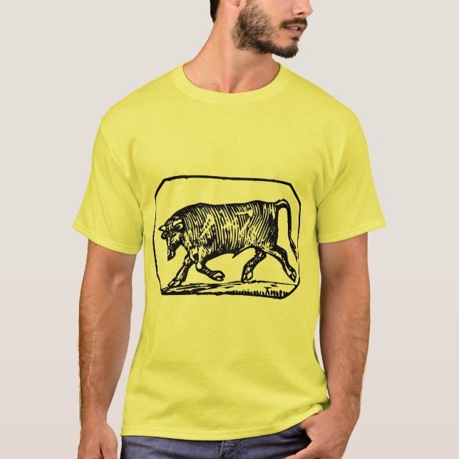 Taurus - omärkt - Anpassad Tee (Framsida)