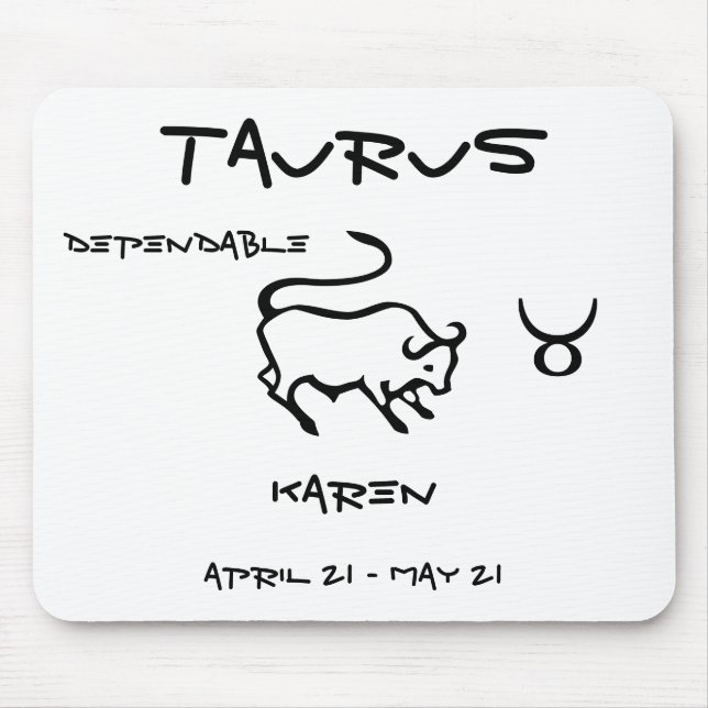 Taurus Personlig Musmatta (Framsidan)