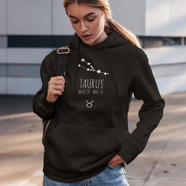Taurus | Personlig Zodiac Constellation Hoodie T Shirt (Skapare uppladdad)