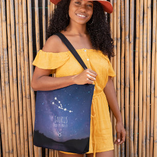 Taurus Personlig Zodiac Constellation Tygkasse