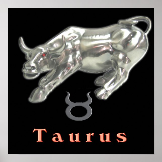 Taurus poster tjuren (Framsidan)