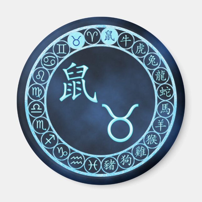 Taurus/Råtta Magnet (Framsidan)