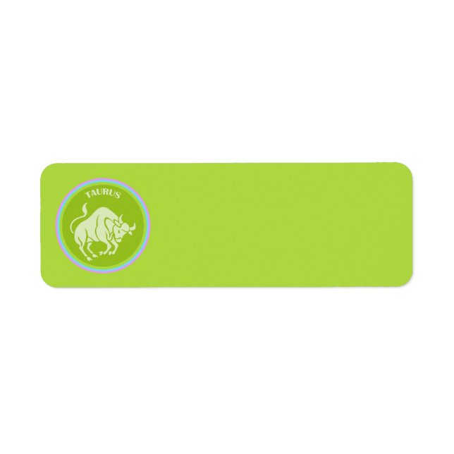Taurus-returadressetikett Returadress Etikett (Framsidan)
