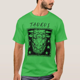 Taurus Season Zodiac Sign Horoscope Logotyp T Shirt