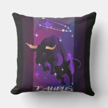 Taurus Sign Dekorativ kudde