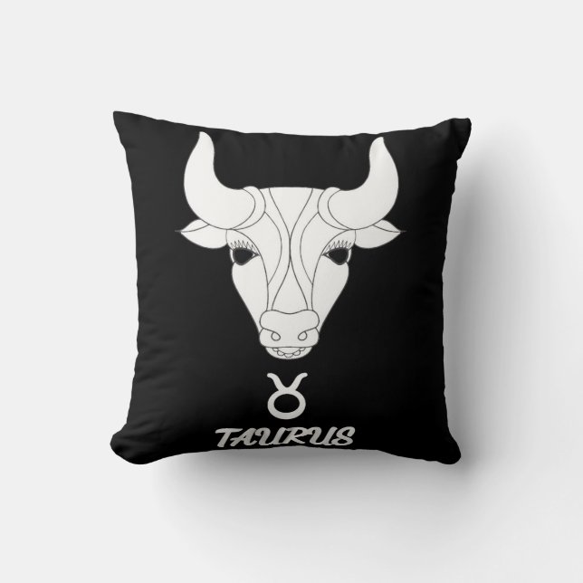 Taurus Silhouette Reversible Dekorativ kudde (Framsida)