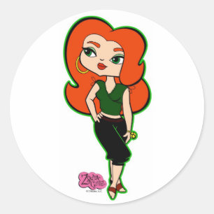 Taurus Stickers Runt Klistermärke