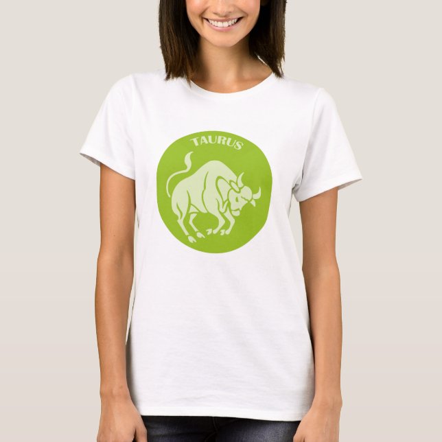 Taurus, Stjärntecken, Horoskop, Astrologi T Shirt (Framsida)