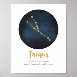 Taurus-stjärntecken Poster