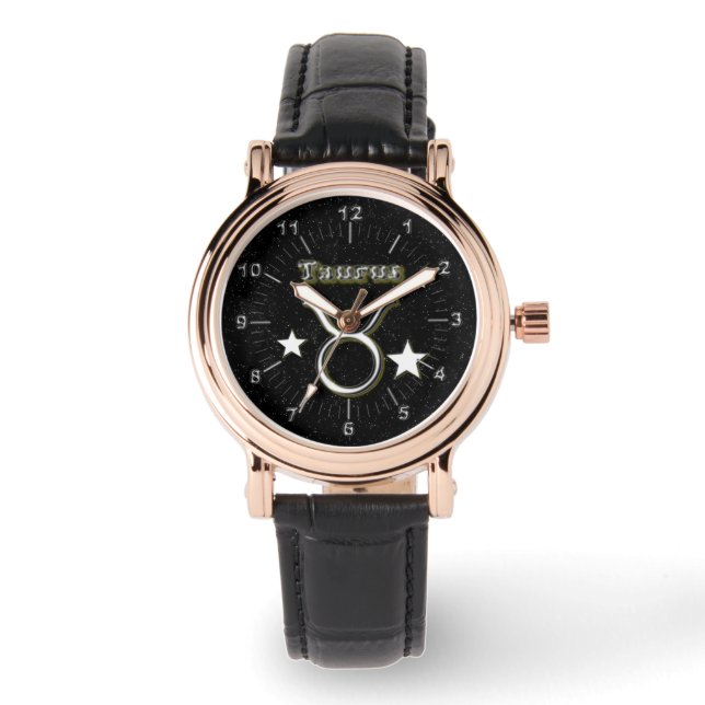 Taurus-symbol Armbandsur (Framsida)