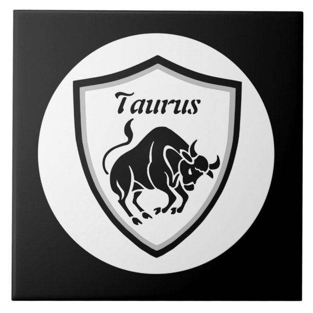 Taurus-symbol     kakelplatta (Framsidan)