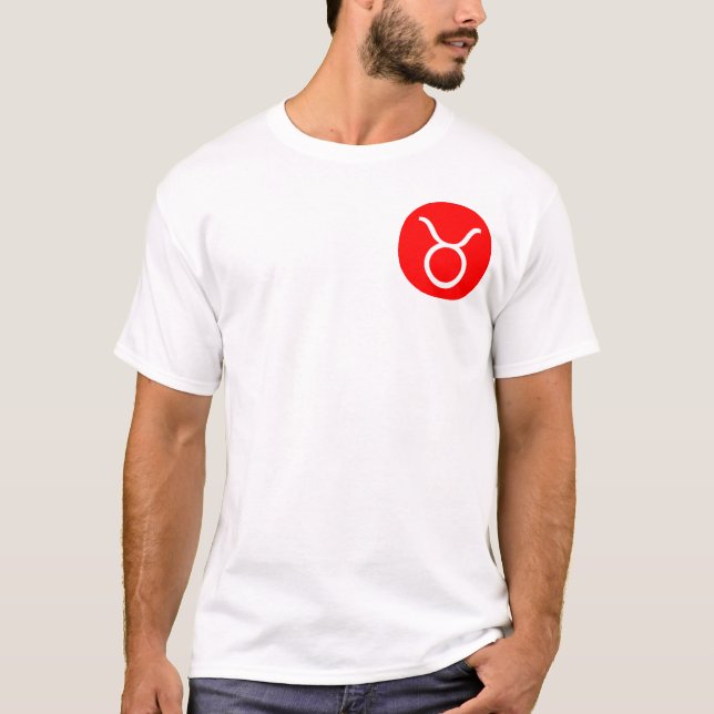 Taurus-symbol - Pocket T Shirt (Framsida)