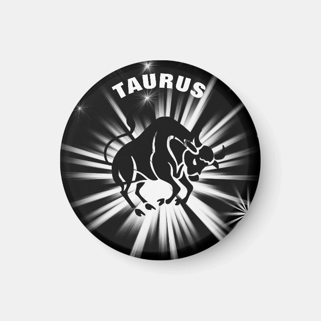Taurus-tecken Magnet (Framsidan)