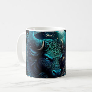 Taurus-tematisk näringsvärde kaffemugg
