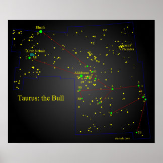 Taurus the Bull-konstellationen Poster