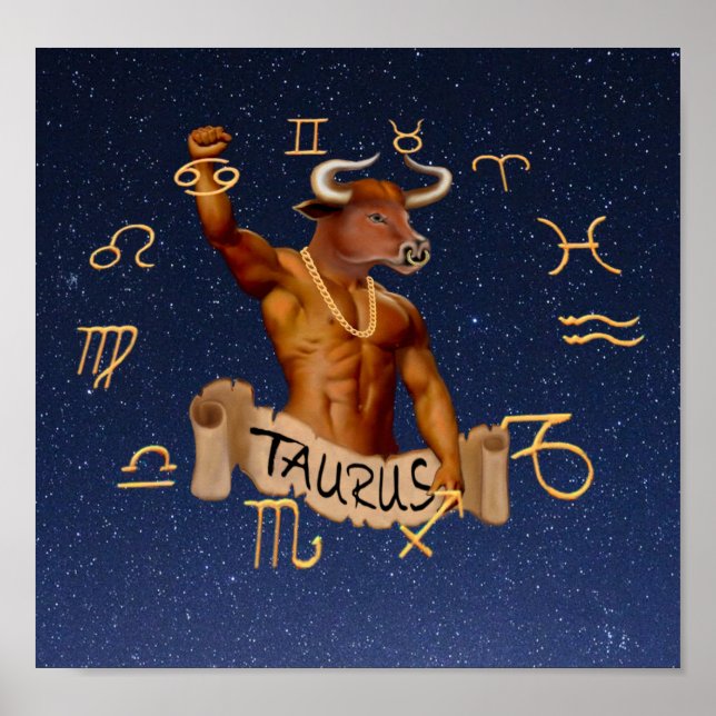 TAURUS THE BULL POSTER (Framsidan)