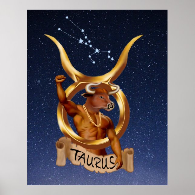 TAURUS THE BULL POSTER (Framsidan)