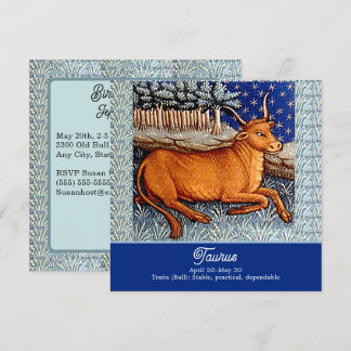 Taurus the Bull Zodiac Sign Födelsedagsfest