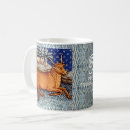 Taurus the Bull Zodiac Sign Födelsedagsfest Kaffemugg