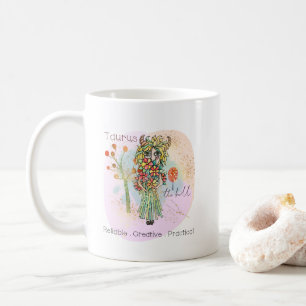 Taurus the Bull Zodiac Sign Namn Kaffemugg