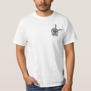 "Taurus the tjur" manar på två sidor av polo-skjor T Shirt
