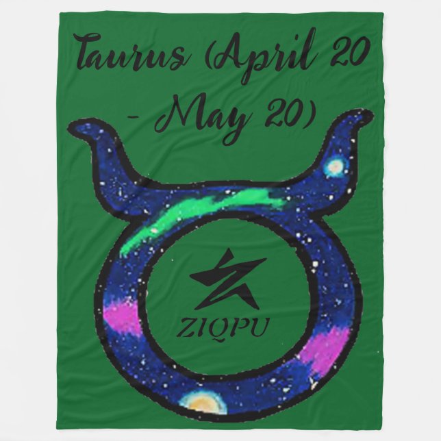 Taurus Throw Blanket Fleecefilt (Framsidan)