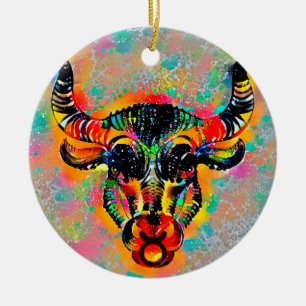 Taurus Tijuana Julgransprydnad Keramik