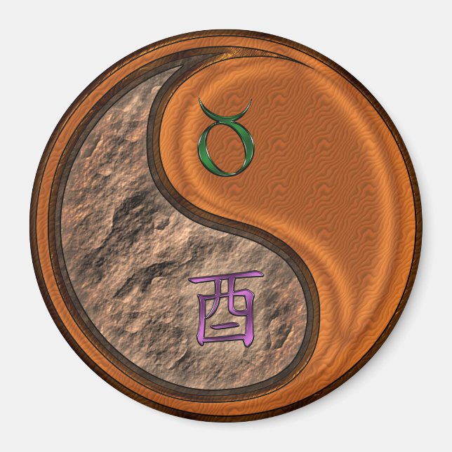 Taurus & Trä Tupp Magnet (Framsidan)