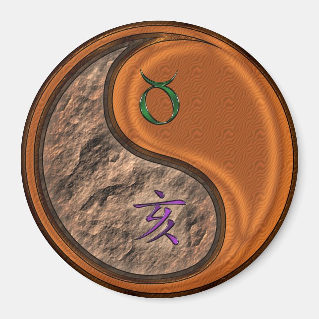 Taurus & Trägris Magnet (Framsidan)