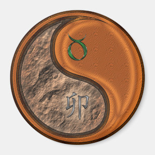 Taurus & Träkanin Magnet