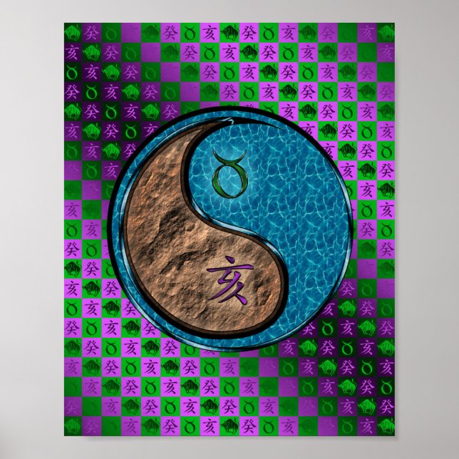 Taurus & Vatten Boar Poster (Framsidan)