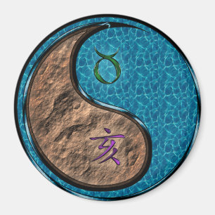 Taurus & Vatten Gris Magnet