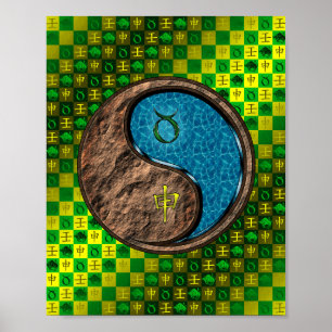 Taurus & Vatten Monkey Poster
