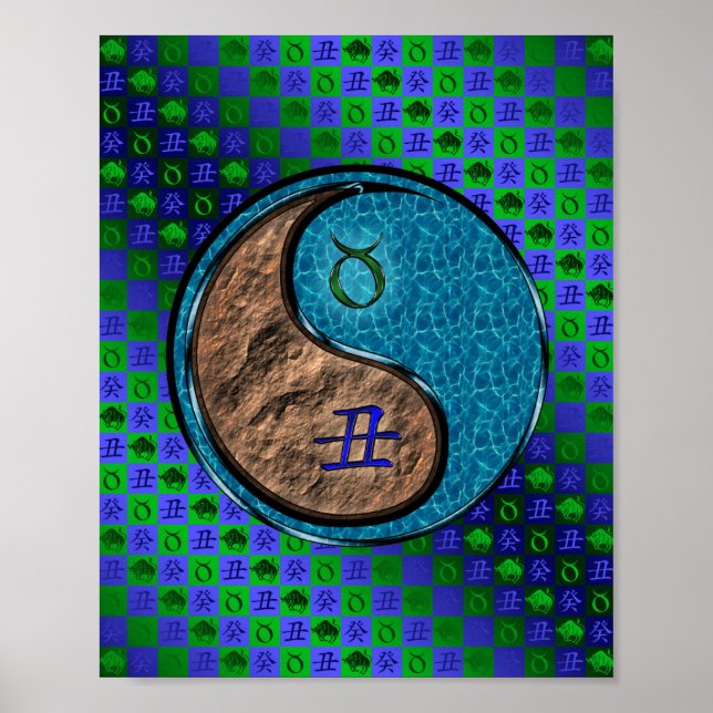 Taurus & Vatten Ox Poster (Framsidan)