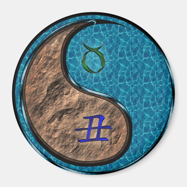 Taurus & Vatten Oxe Magnet (Framsidan)