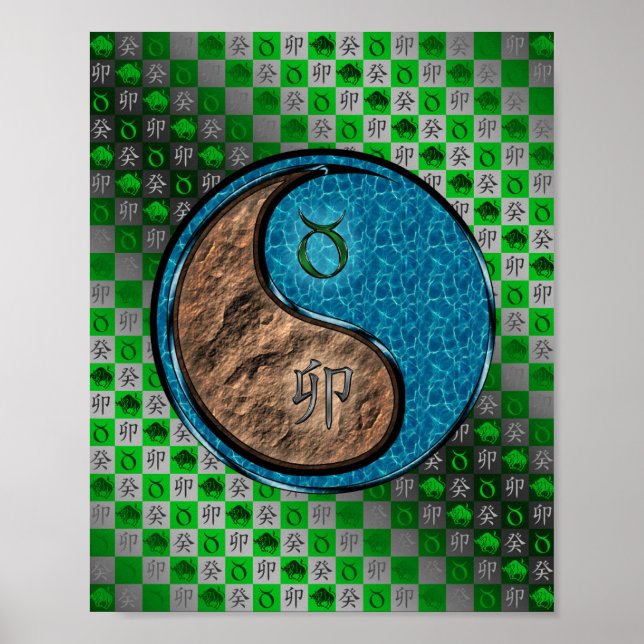 Taurus & Vatten Rabbit Poster (Framsidan)