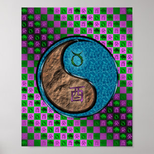 Taurus & Vatten Tupp Poster