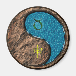 Taurus & Vattenapa Magnet