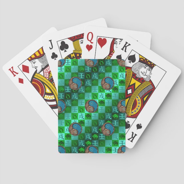 Taurus & Vattenhund Casinokort (Baksidan)