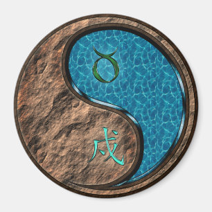Taurus & Vattenhund Magnet