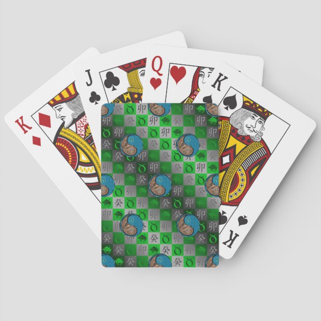 Taurus & Vattenkanin Casinokort (Baksidan)