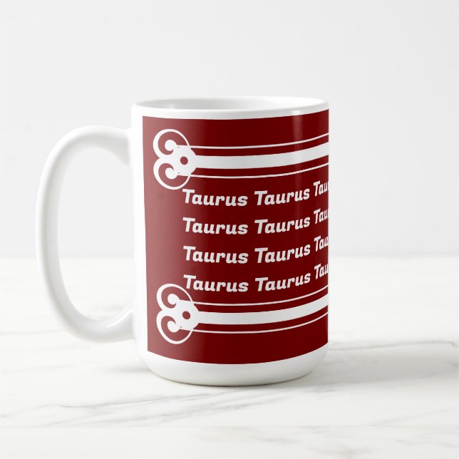 Taurus Vibes Coffee Mugg (Vänster)