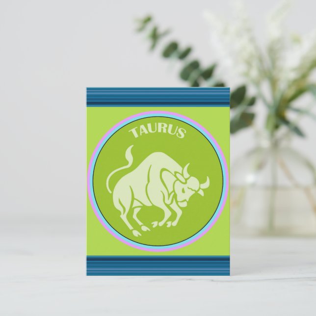 Taurus vykort (Stående Fram)