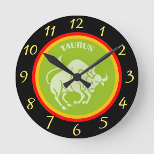 Taurus Wall Clock Rund Klocka