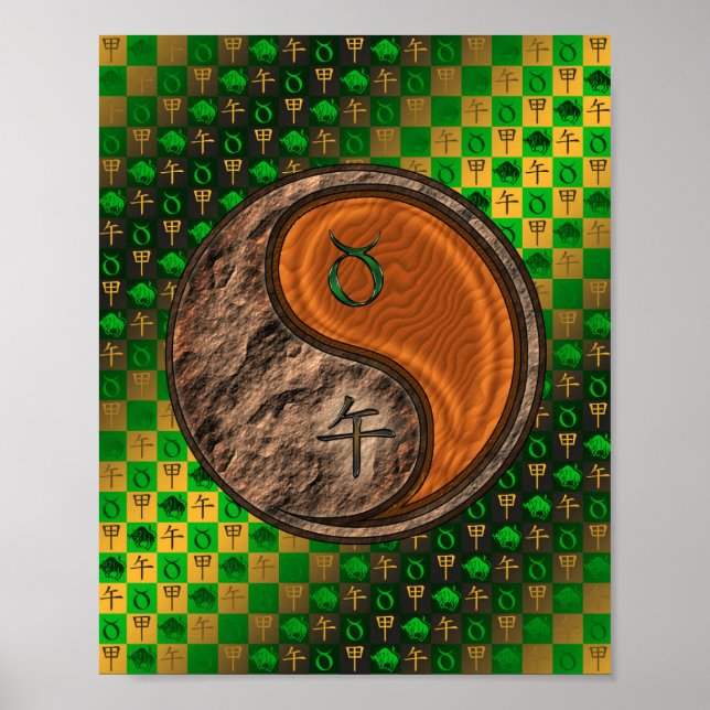 Taurus & Wood Horse Poster (Framsidan)