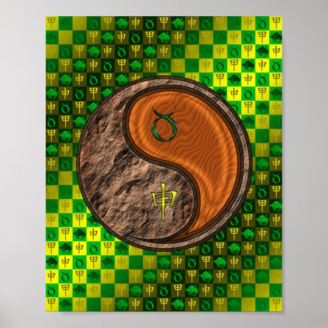 Taurus & Wood Monkey Poster (Framsidan)